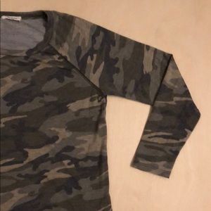 Camouflage pullover. Size L